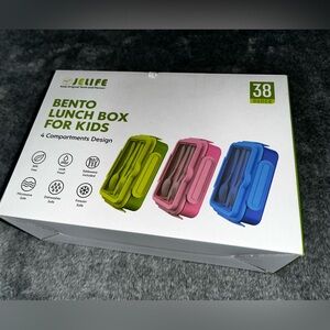 Jelife Bento Lunch Box for Kids -Purple